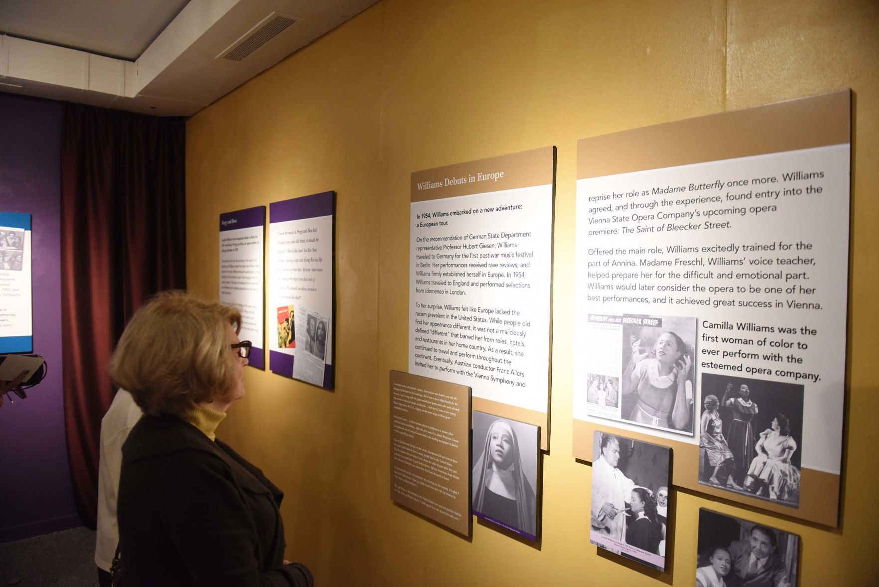 Camilla Williams exhibit
